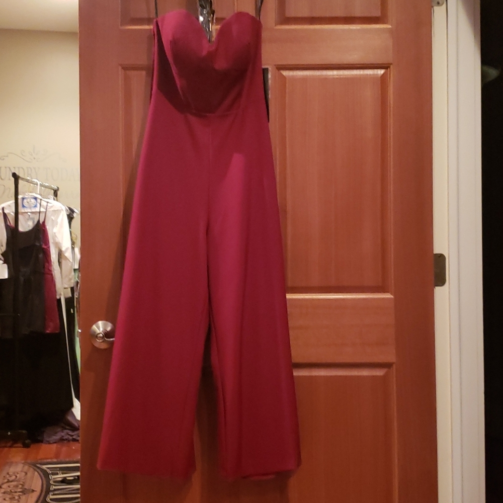 Ruby wine romper - Picture 2 of 3